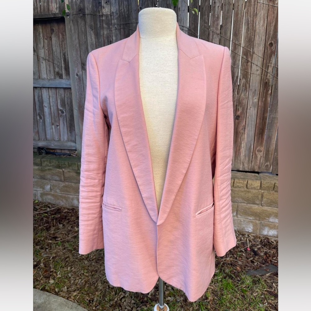 Zara Soft Pink Women's Blazer classic